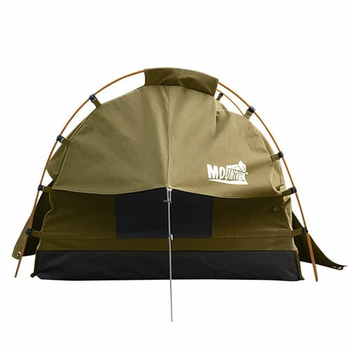Mountview Double Swag Camping Swags Canvas Dome Tent Free Standing
