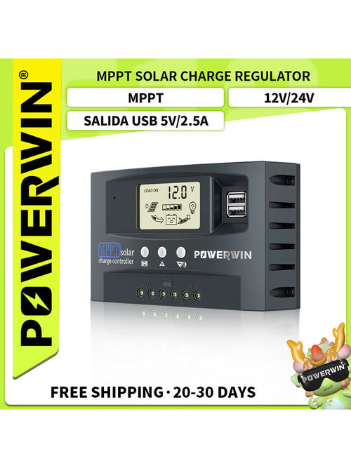 Click to see full view      4+  3 VIDEOS MPPT 12V/24V 50A Solar Charge