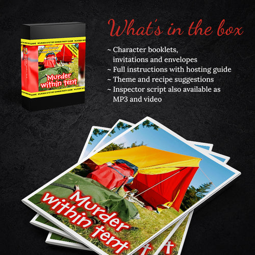 Murder Within Tent - A Camping Themed Murder Mystery Game