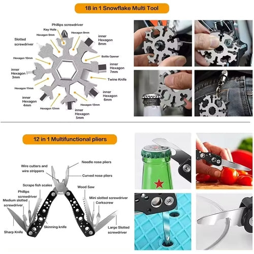 31 in 1 Outdoor Emergency Survival Gear Kit Camping Tactical Tools